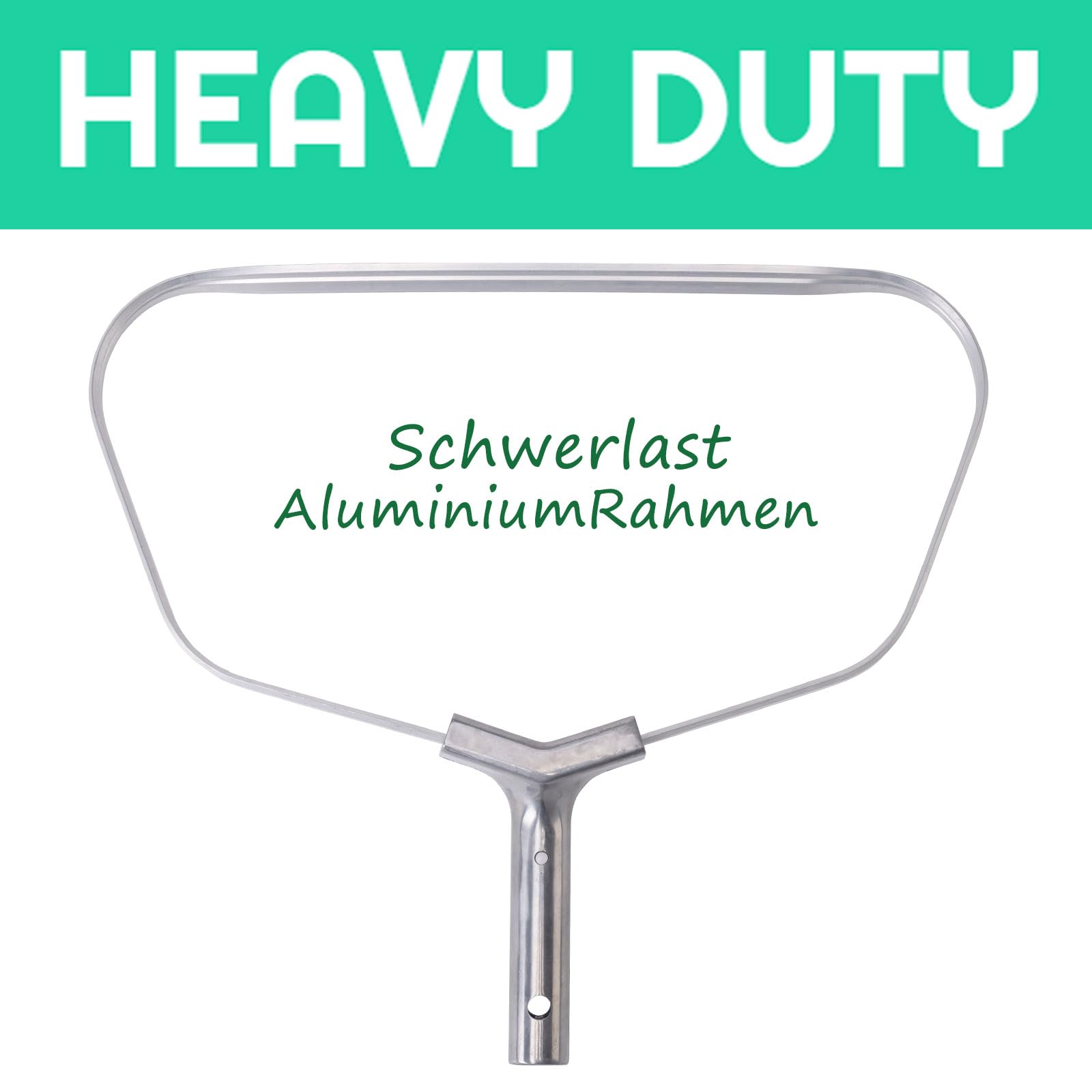 Ultra Engmaschiges Pool Netz für Reinigung Schwimmbad Blütenstaub Kleine Insekten, Teich Kescher mit Verstärkter Aluminium Rahmen, Pool Rake Skimmer Net