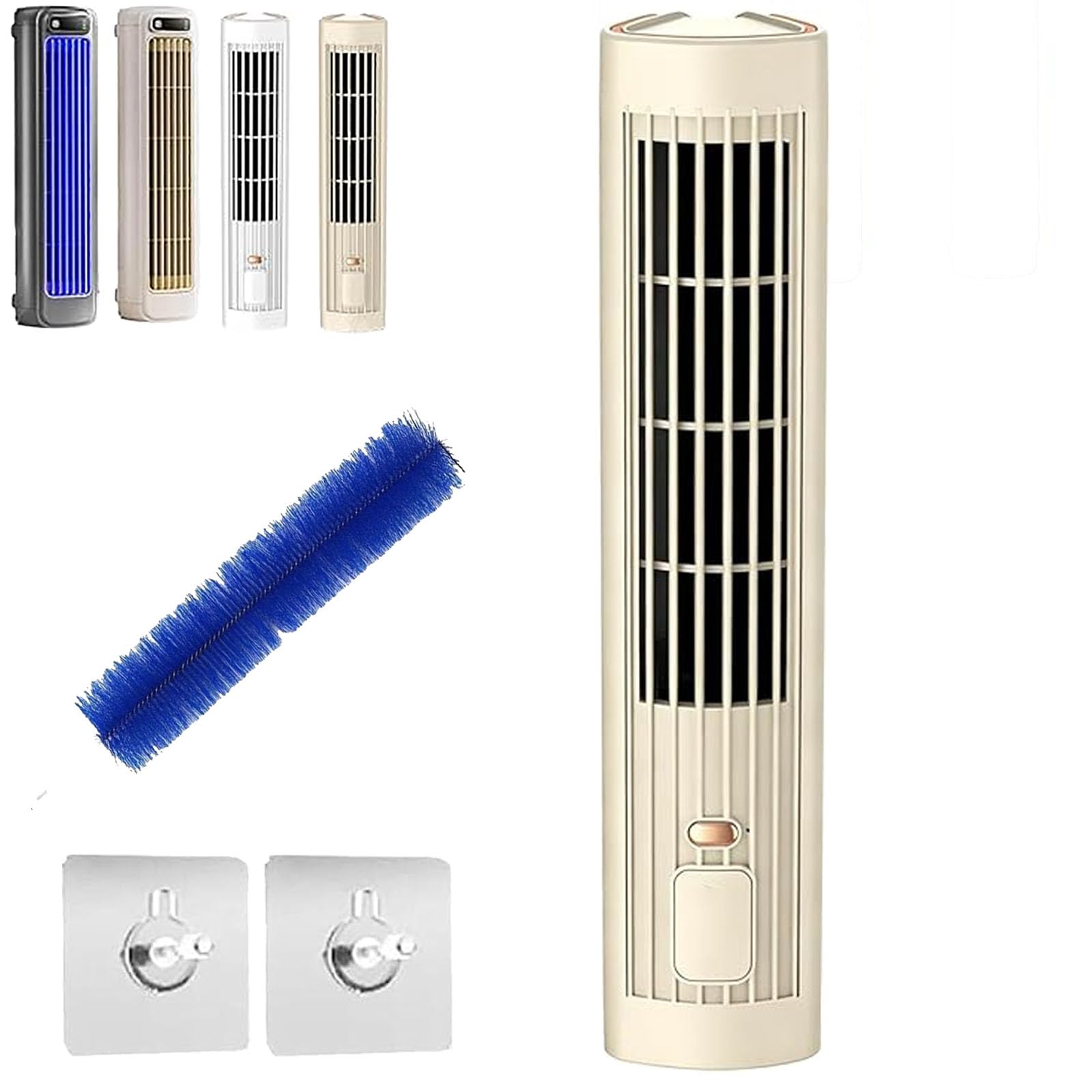 Jiuberry Cooling Ace, Jiuberry Portable Air Conditioner Fan, Rechargeable Cooling Ace Portable AirConditioner, Quiet Desktop Tower Air Conditioner with 3 Speeds, For Bedroom Office Indoor Use (#B)