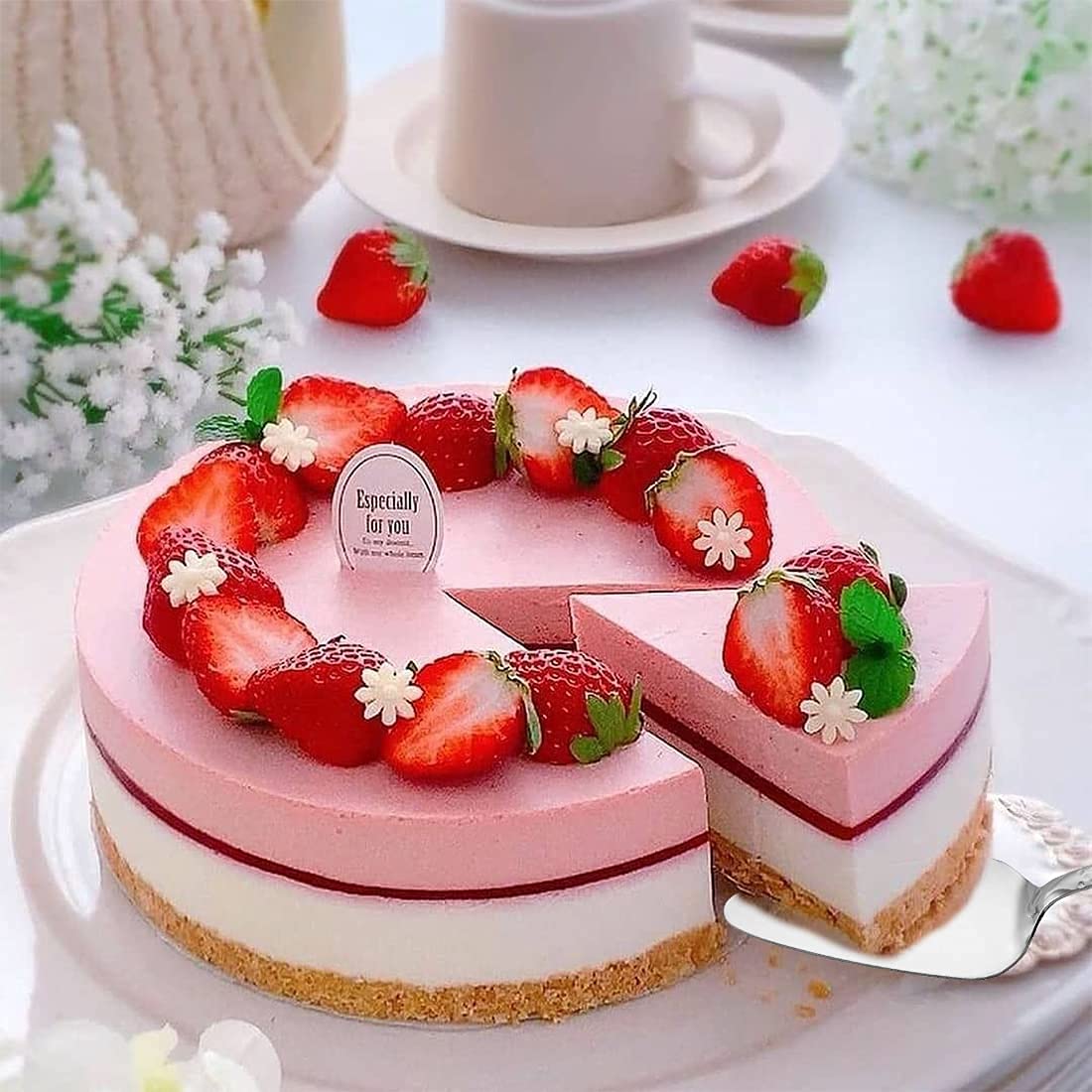 Buy Regalo Pack of 2 Stainless Steel Cake Server or Lifter/Pizza
