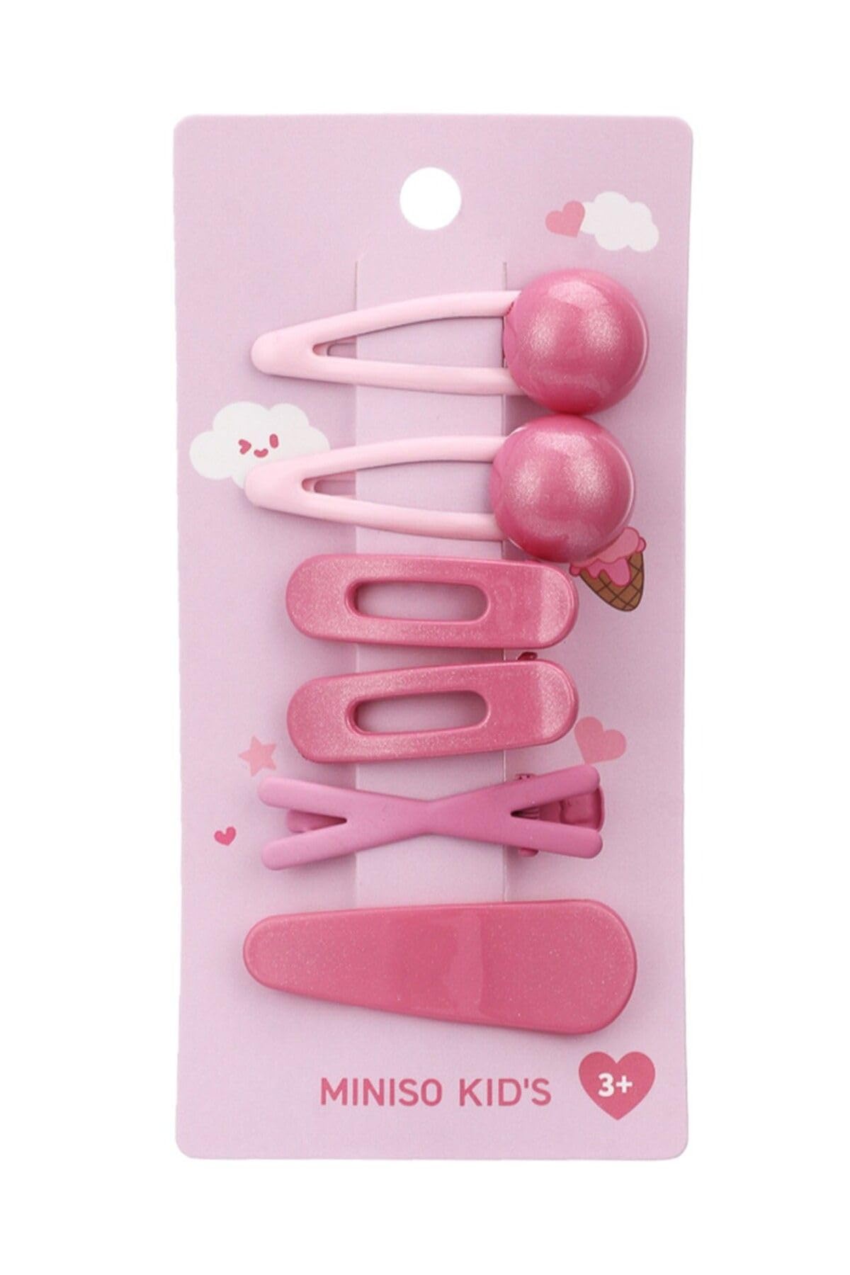 Miniso 6'Lı Renkli Sevimli Saç Tokası Seti