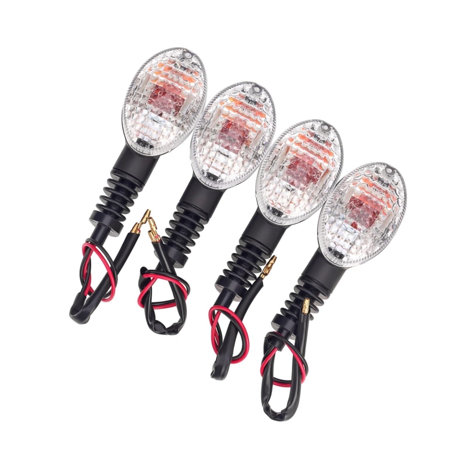 Indicatori Di Tornitura Per EX250 Per Ninja 250 Per Ninja250R 2008 2009 2010 2011 2012 Per KLR650 2021-2022 23037-0115 23037-0116 23037-0377 Indicatore Di Direzione Ambra(4pcs)