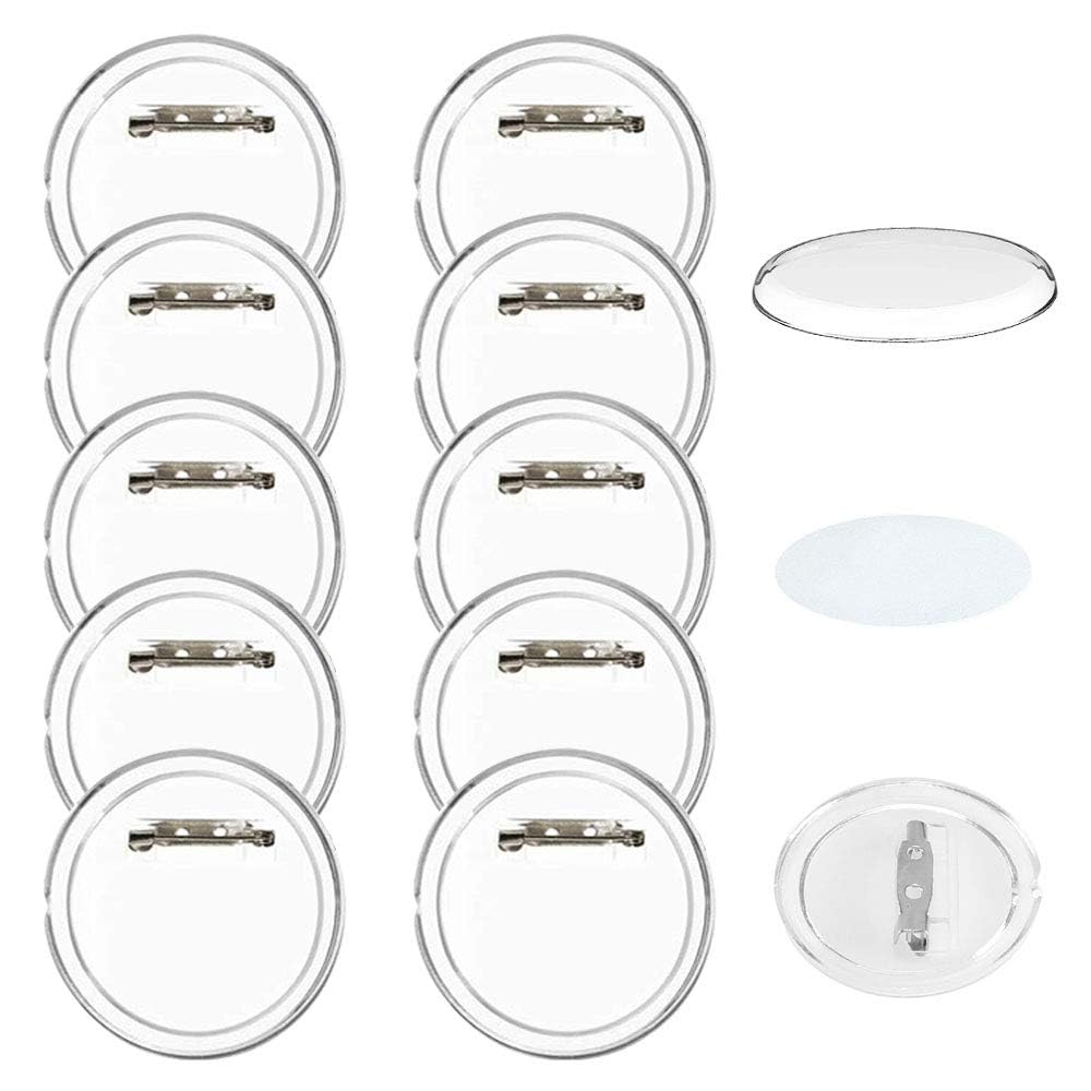 30Pcs Make Your Own Badges Button Badge with Blank Inserts Badge Making Kit