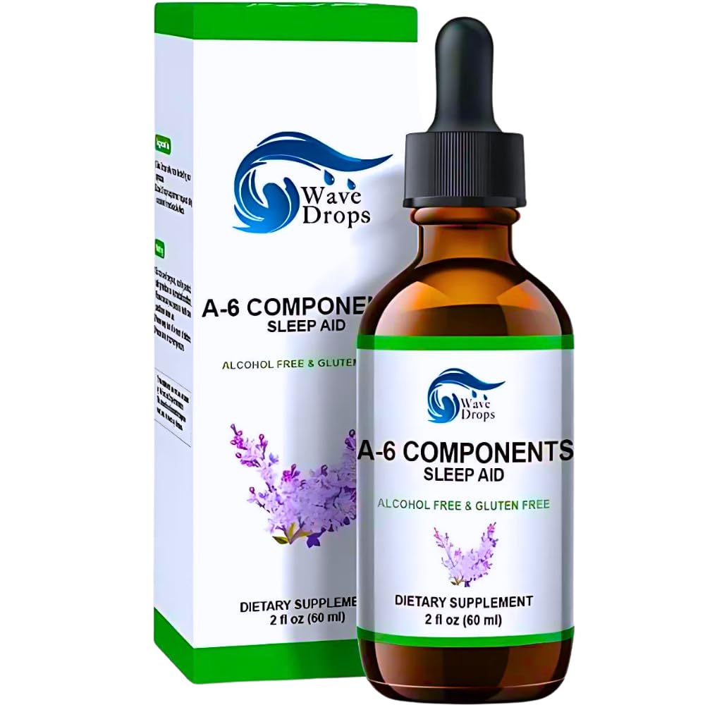 "Sleep Aid Drops Special Formula with Valerian Root, Melatonin, Chamomile, Lavender, Rhodiola Rose, and Vitamin B6 Sleep Support