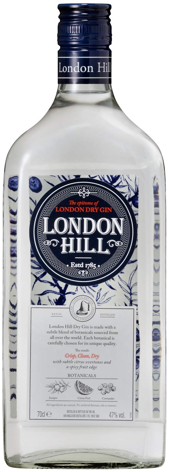 Amazon.co.jp: ロンドンヒル ドライジン 47度 [ ジン 700ml ] : 食品