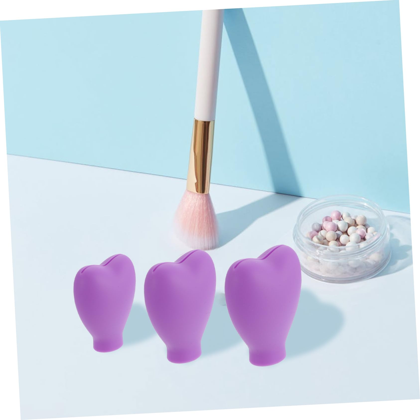 FRCOLOR 5 Juegos De Fundas De Silicona Para Guardar Brochas De Maquillaje (6 Unidades)