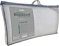 Travesseiro Duoflex Altura Regulável NATURAL LÁTEX PREMIUM, com 04 opções de altura, 50 x 70 cm