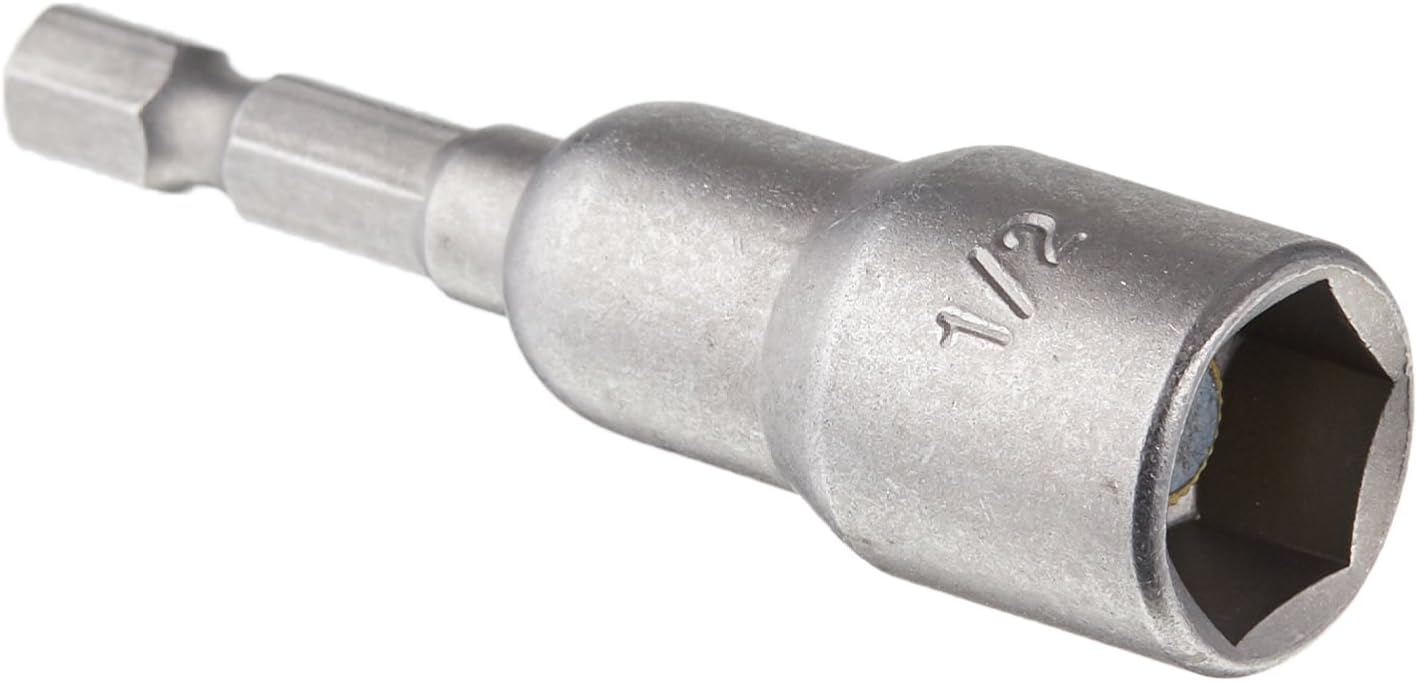 Silverhill ToolsANS10P12 1/2" Magnetic Nut Setter Power Drill Bit (Pack of 10)