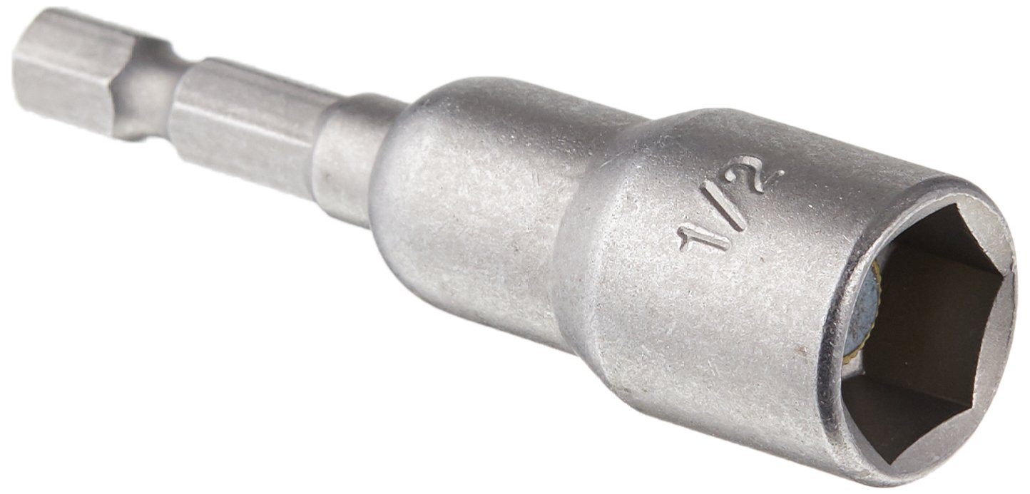 Silverhill ToolsANS10P12 1/2" Magnetic Nut Setter Power Drill Bit (Pack of 10)