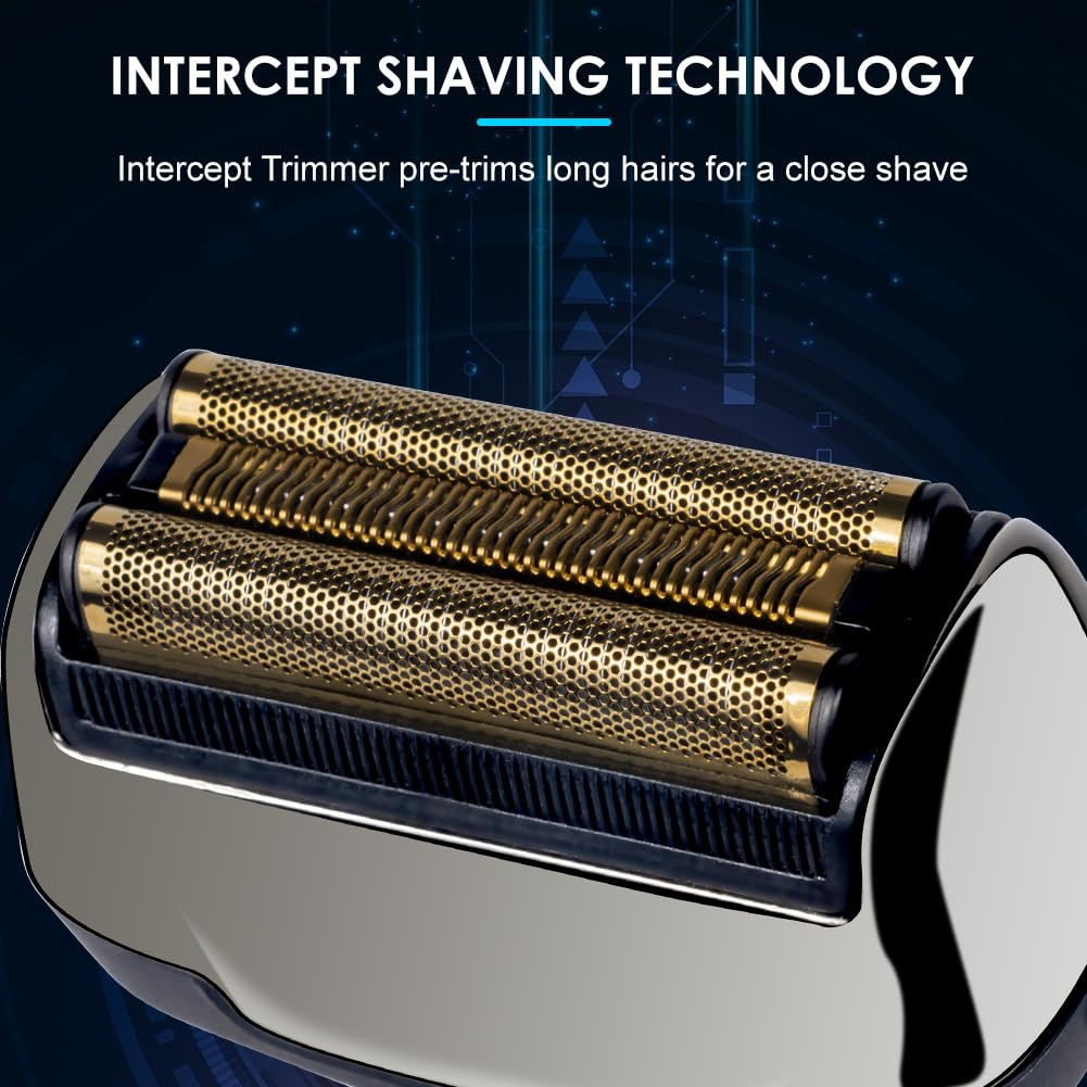 Solimpia Rasoio Elettrico Set 3 in 1 Multigroomer Barba Cutter T-Blade Trimmer Taglierina Capelli Uomini Taglierina Naso Trimmer Precisione Trimmer Groomer IPX7 Impermeabile Ricaricabile