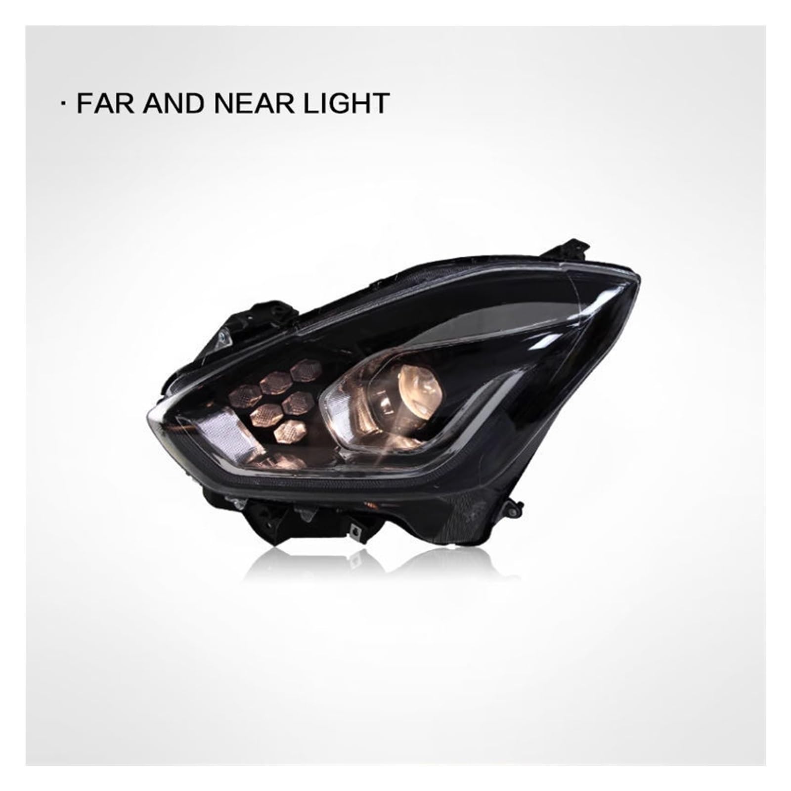 Lampada Fanale Posteriore Faro per SUZUKI per Swift 2017~2022 per Swift Fari anteriori modificati DRL per luci di segnalazione Accessori auto(LHD)
