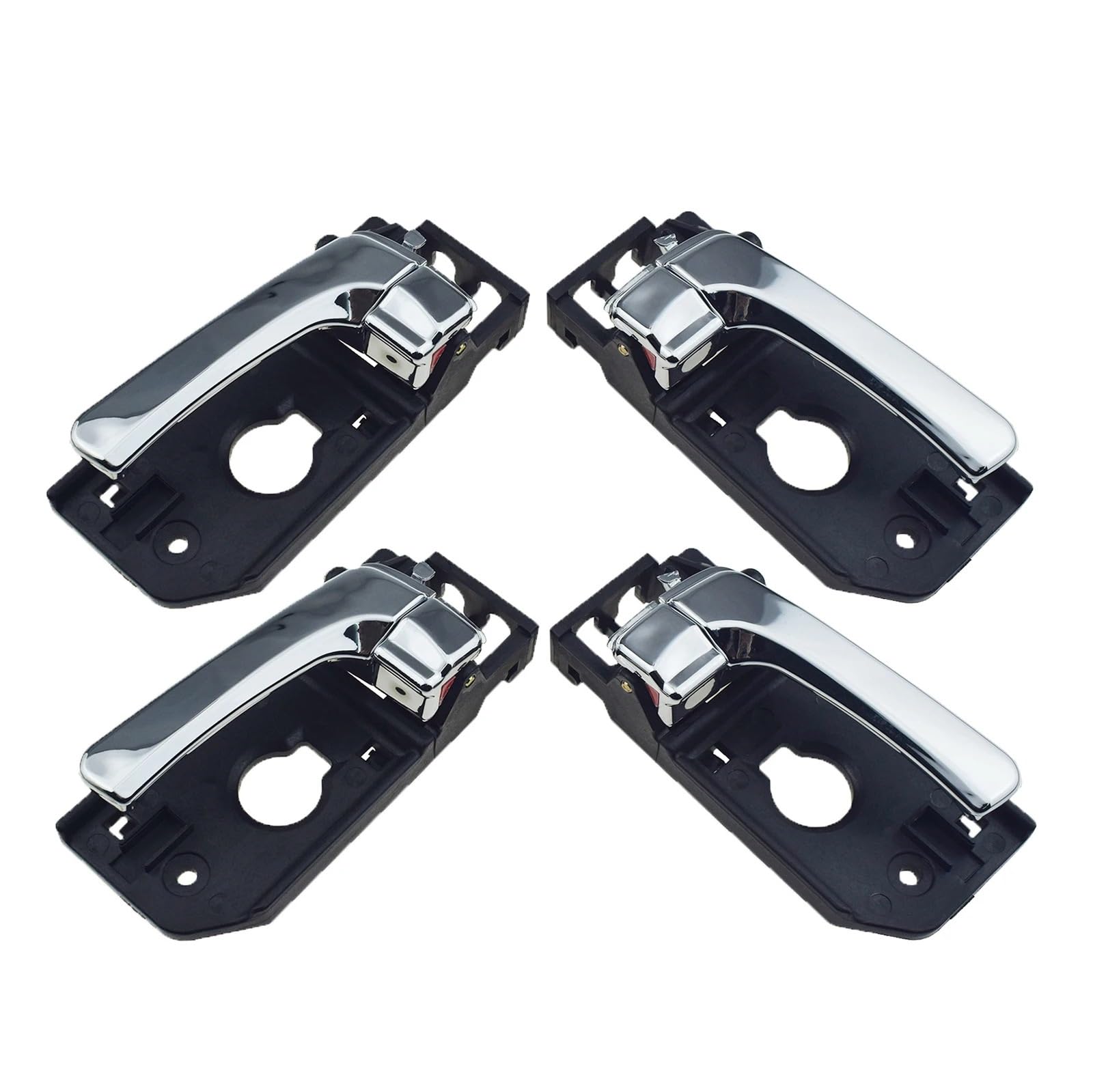 ECBUGAT Door Handles Interior for Hyundai for Entourage 2007 2008 82610-4D010 82620-4D010 1/2/4PCS Left Right Side Interior Door Handles Chrome