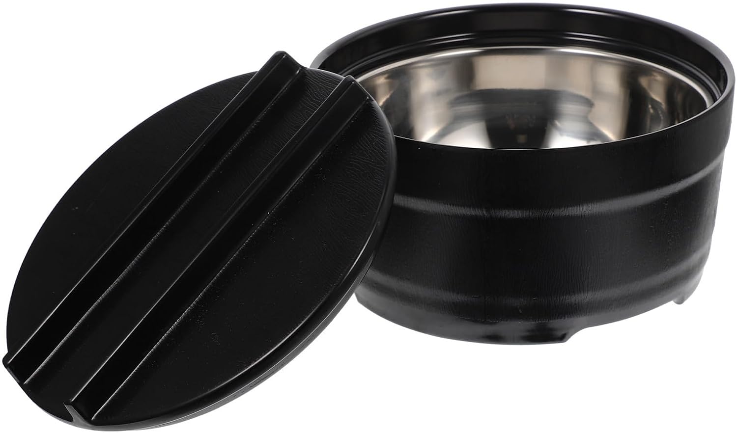 Stainless Steel Steamed Rice Bucket with Lid for Tabletop Serving