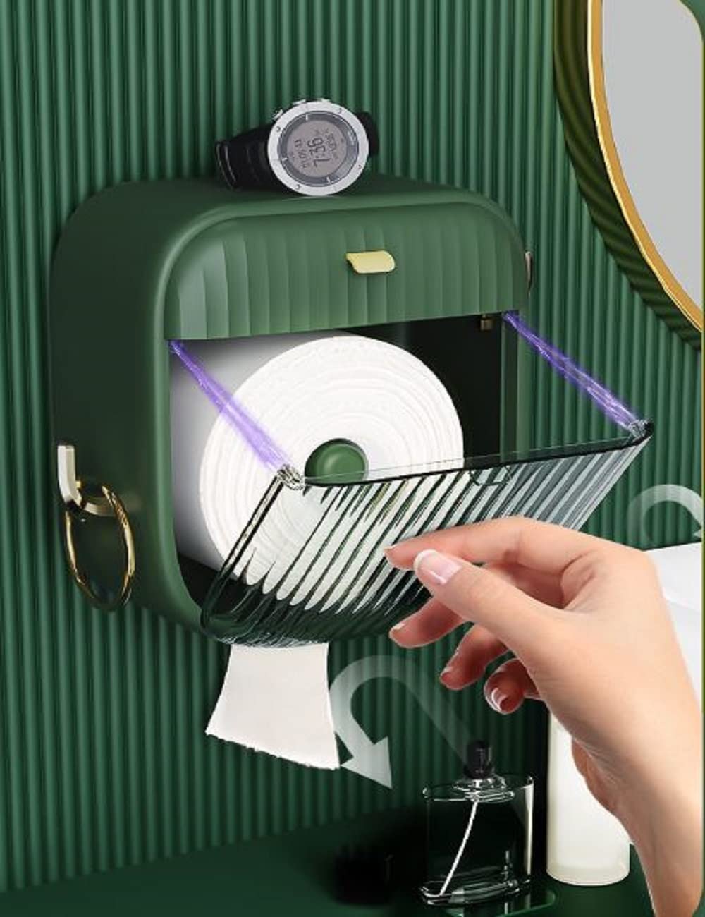 Rhyhorn Bathroom Tissue Storage Box Waterproof Pumping Tray Paper