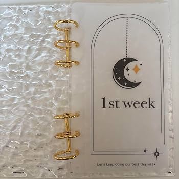 Amazon.co.jp: バインダー 貯金 リフィル 韓国 saving A6サイズ