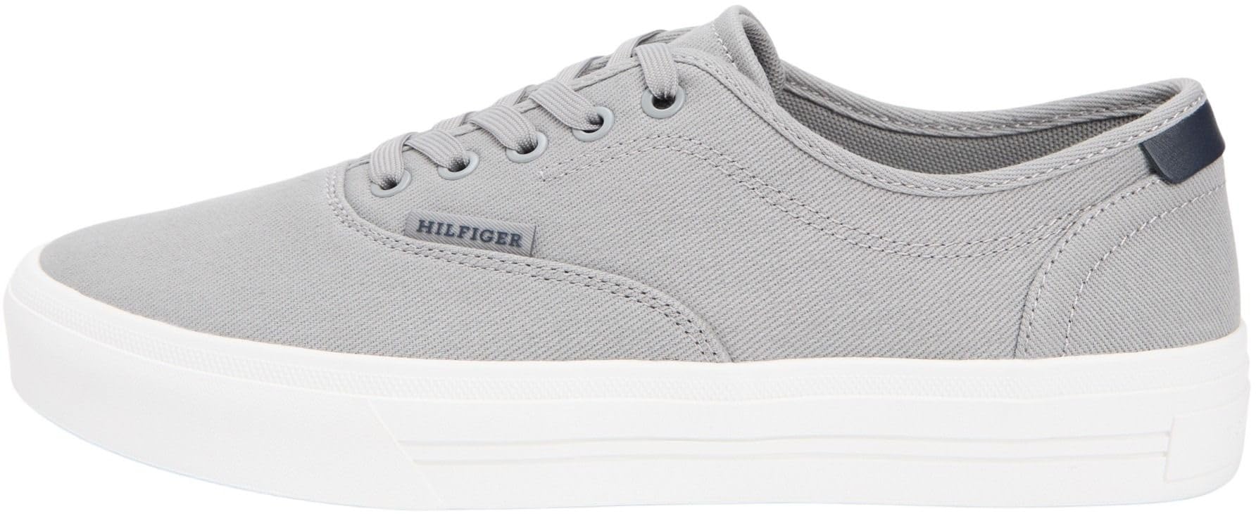 Tommy Hilfiger Men's Th Vulc Cup CVS FM0FM05811 Low Top, Grey (Universal Grey), 9
