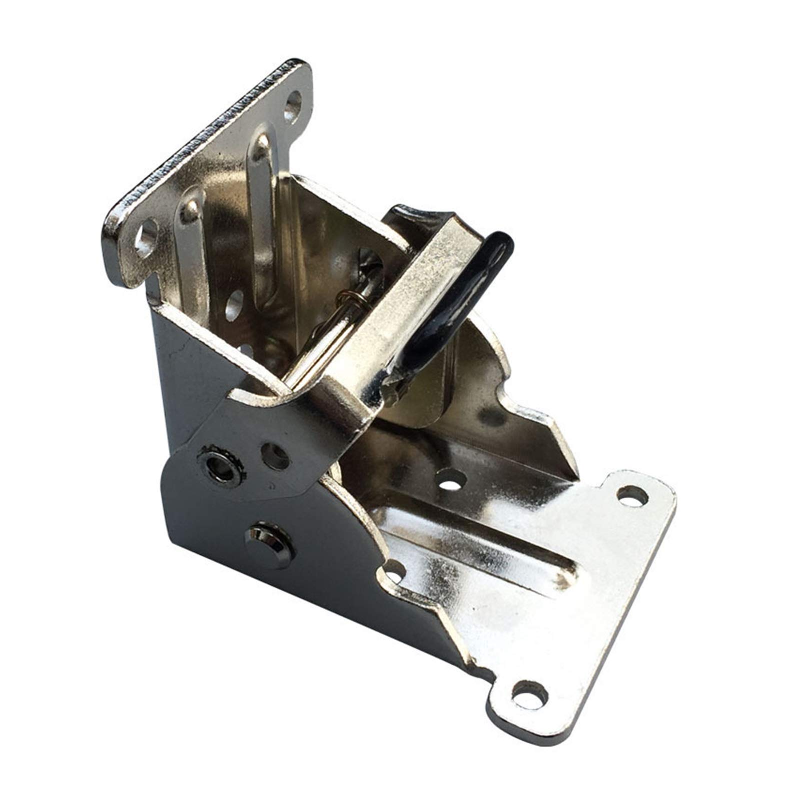 2pcs Hinges 90-180 Degree Self-Locking Folding Hinge Table Leg Bracket Folding Support Combination Cabinet Furniture Auto-Closing Hinge