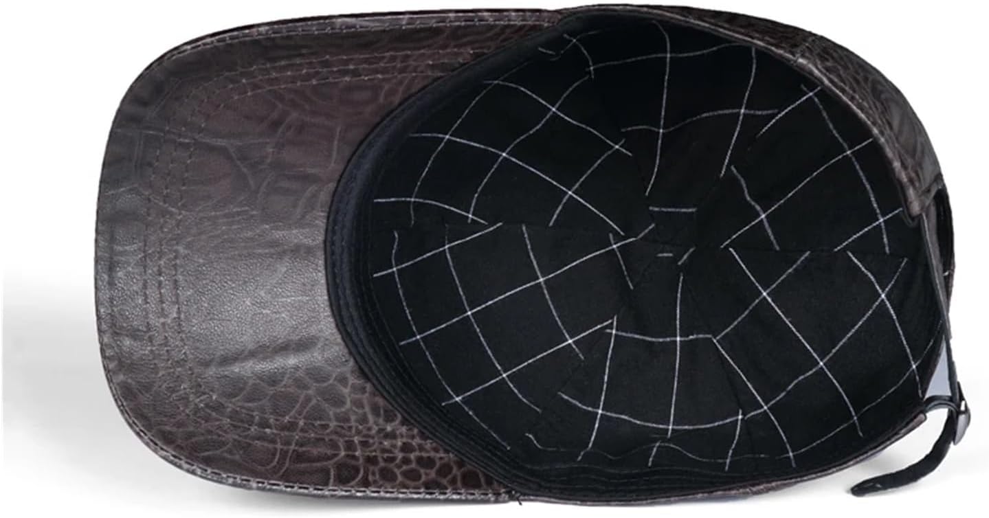 Leather Hat For Men Women Novelty Crocodile Patten Sheepskin Duck Tongue Thin Caps Casual Outdoor Golf