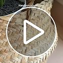 Image of Habere India-All the Cultures Fabricating India Wicker Basket for Plants | Baskets Home Decor | Bamboo Storage Baskets | Toy Organiser | Seagrass Belly Basket - Round; Beige (Set of 3 - S; M; L)