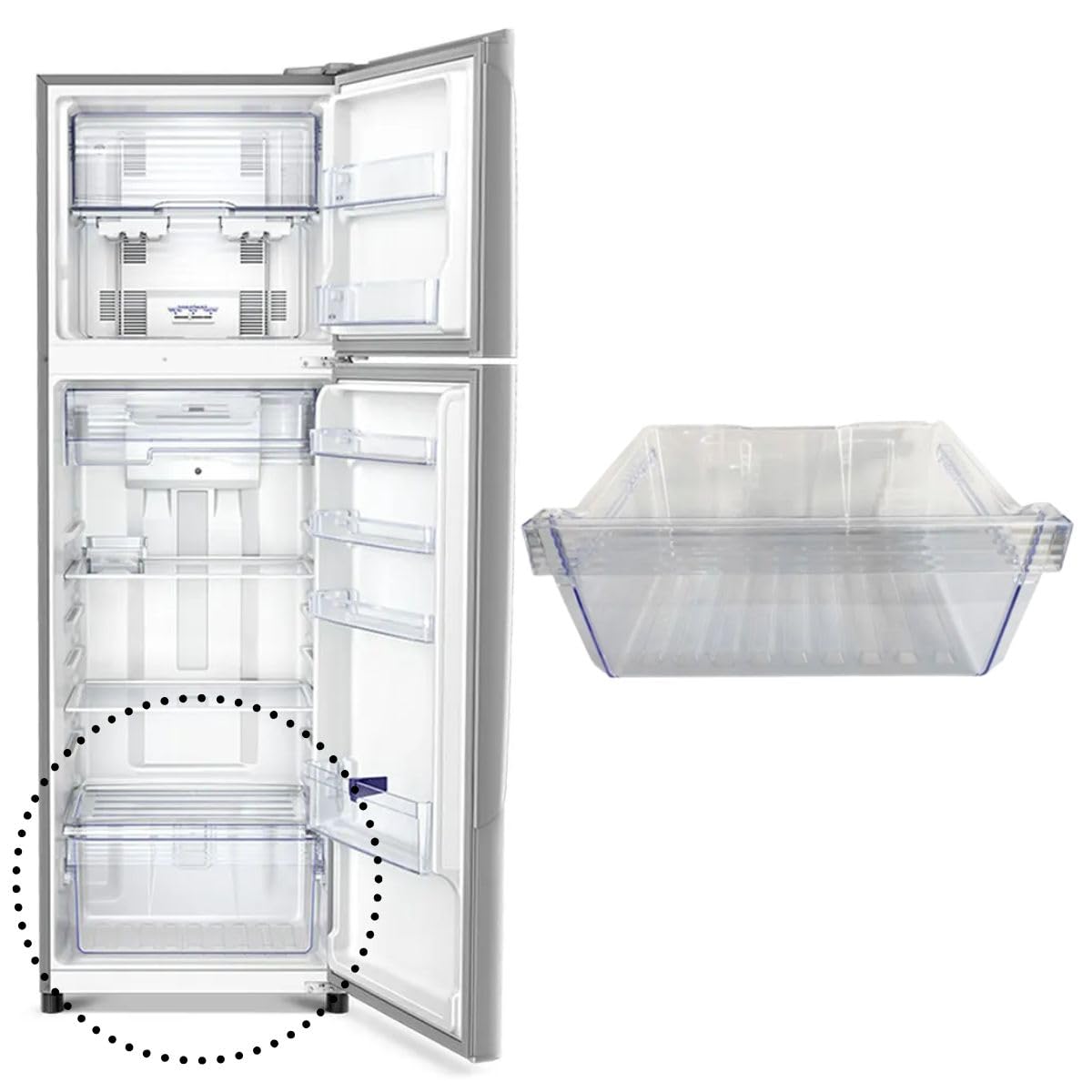 Panasonic FA 20380J 3個セット Gaveta Original para Vegetais da Geladeira PANASONIC – Compatível