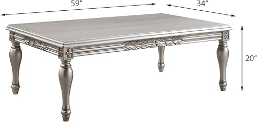 Miniatura 3 de simple relax Mesa auxiliar Pelumi, platino