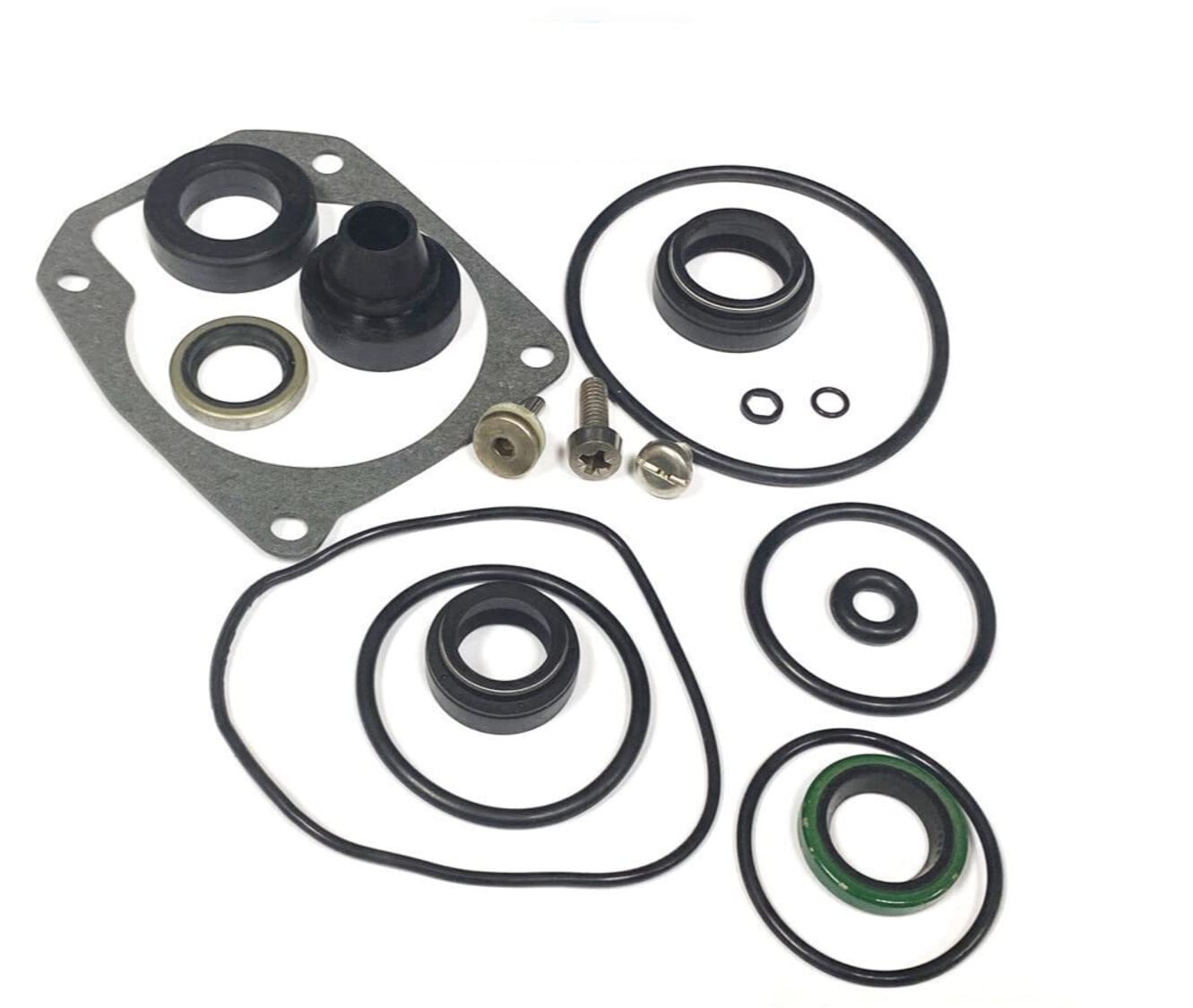 Lower Unit Gearcase Seal Kit Compatible with Johnson Evinrude 25 40 48 50 Hp 18-2694 433550