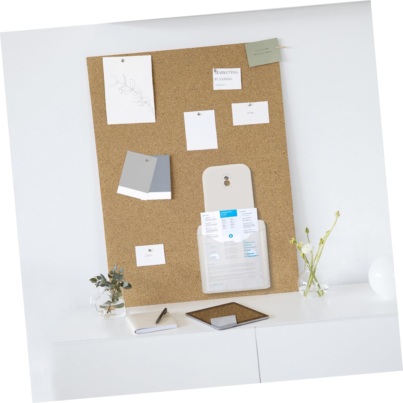 Transparenter Prospektständer aus Acryl, 6 Stück für Faltblätter | A4-dreifachformat, Einlagige Ausführung, Tisch und Schreibtischplatzierung, Professionelles Erscheinungsbild