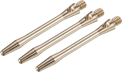 PATIKIL Ejes de dardos, Medio 2BA Hilo de Aluminio Dardos Tallos de Dardos Accesorios de Lanzamiento de Montaje para Punta de Acero