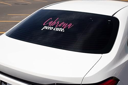 Miniatura 5 de Cabrona Pero - Bonita calcomanía de vinilo para tu camión, calcomanía para mujer, calcomanía para Troca o Carro para mujeres (4 x 1.75 pulgadas),