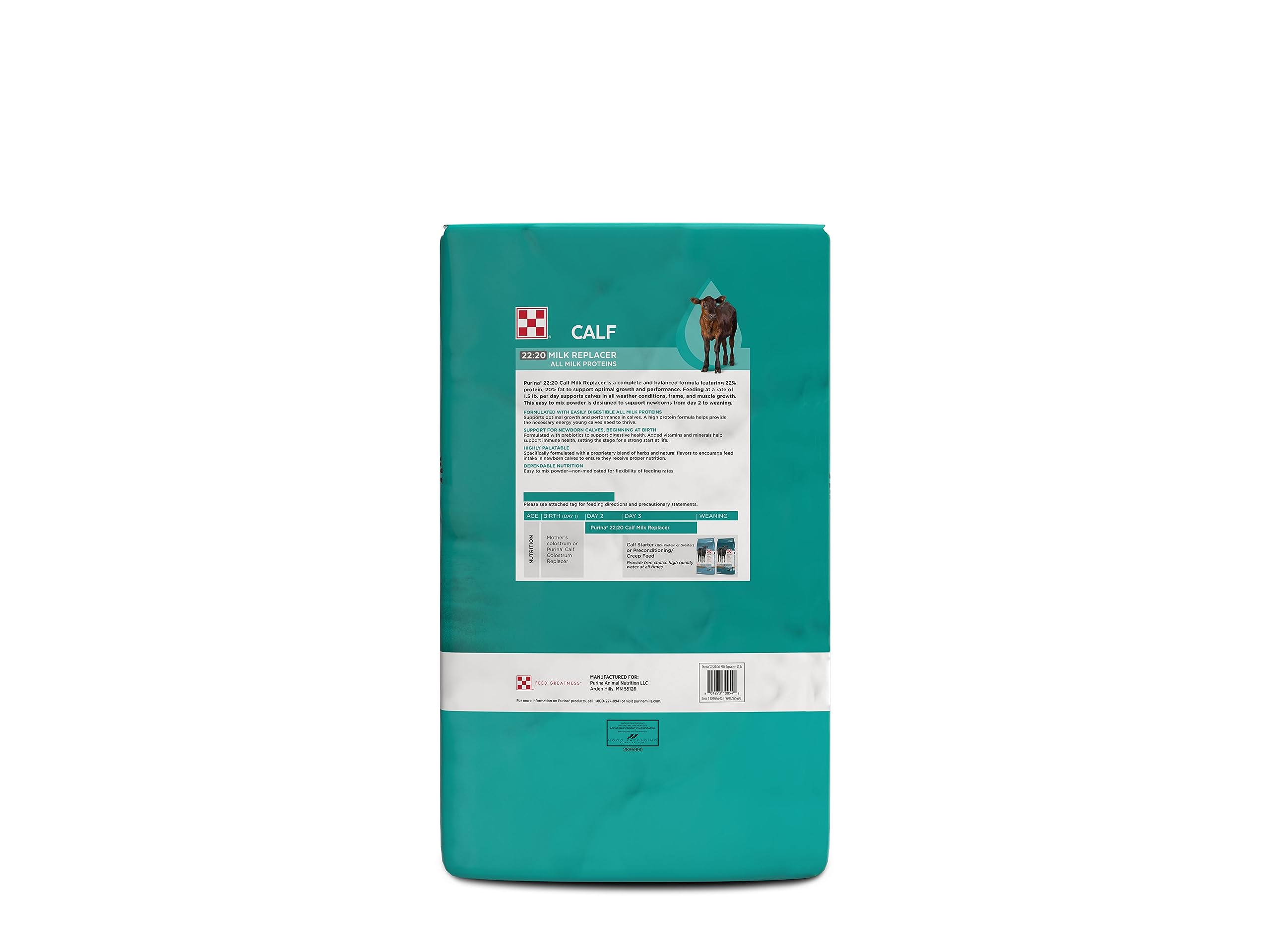 Purina | 22:20 All Milk Calf Milk Replacer (25 LB)