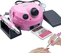 Lixadeira Motor Elétrica Porquinho com Pedal para Unhas Nail Drill 50.000RPM Profissional Bivolt 110v - 220v KRORE®