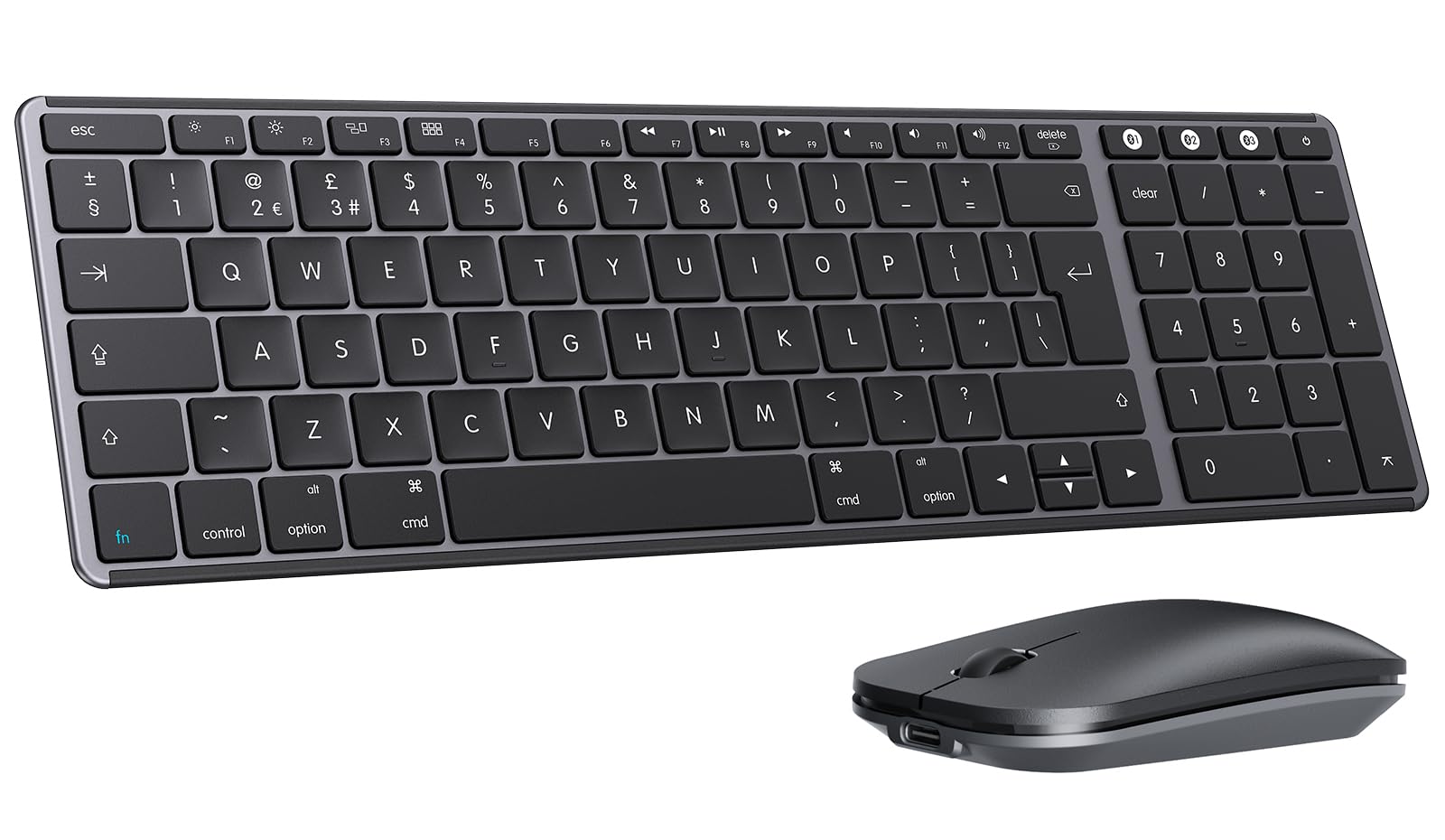 seenda Bluetooth Keyboard and Mouse for Mac