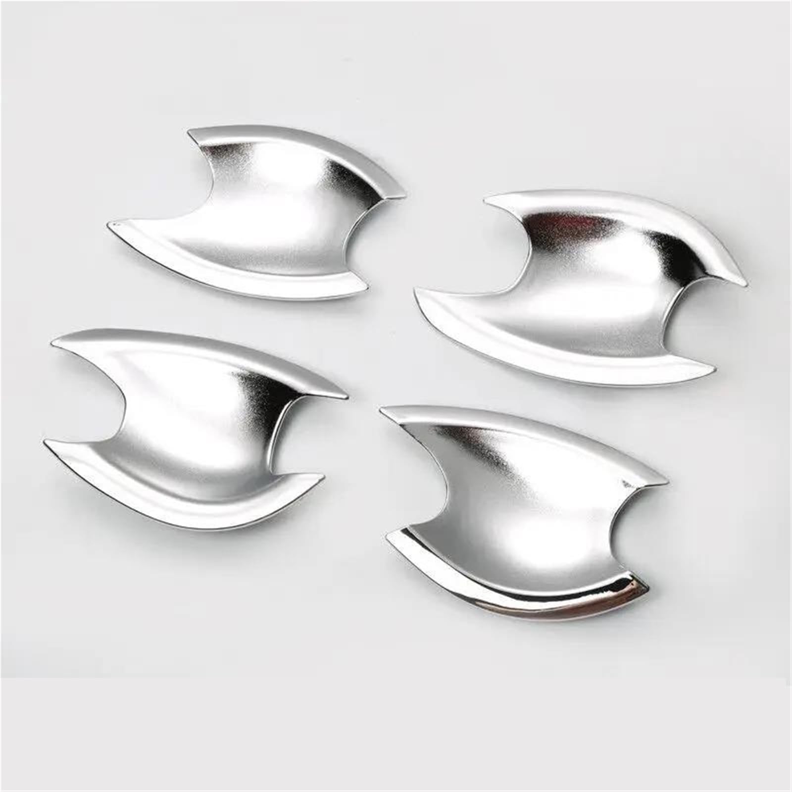Jtwmty Style5 Side Door Parts Glossy Black Chrome Car Door Handle Cover Trim Stickers For Hyundai For Elantra 2012-2016 Styling Accessories(Style5)