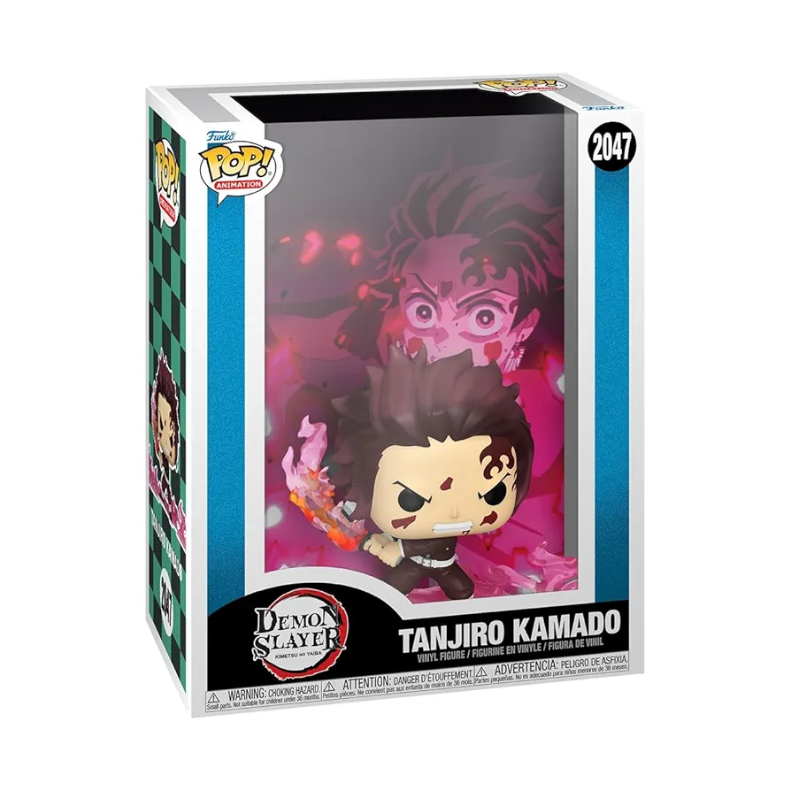Funko Pop! Game Cover: Demon Slayer - Tanjiro- Figura in Vinile da Collezione - Idea Regalo - Merchandising Ufficiale - Giocattoli per Bambini e Adulti - Anime Fans