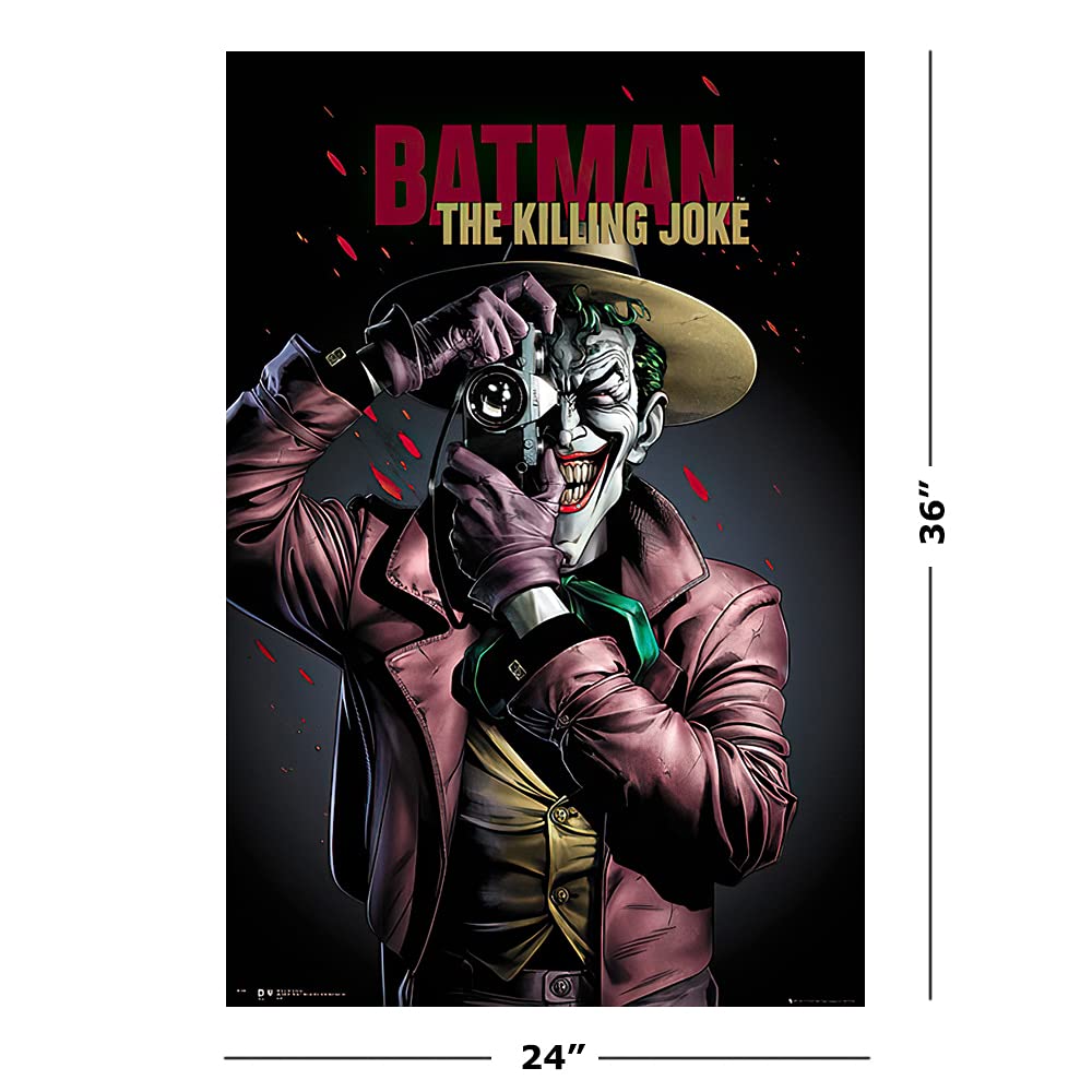 Amazon Com Poster Stop Online Batman The Killing Joke Movie Poster Print The Joker Size 24 X 36 Poster Poster Strip Set Posters Prints