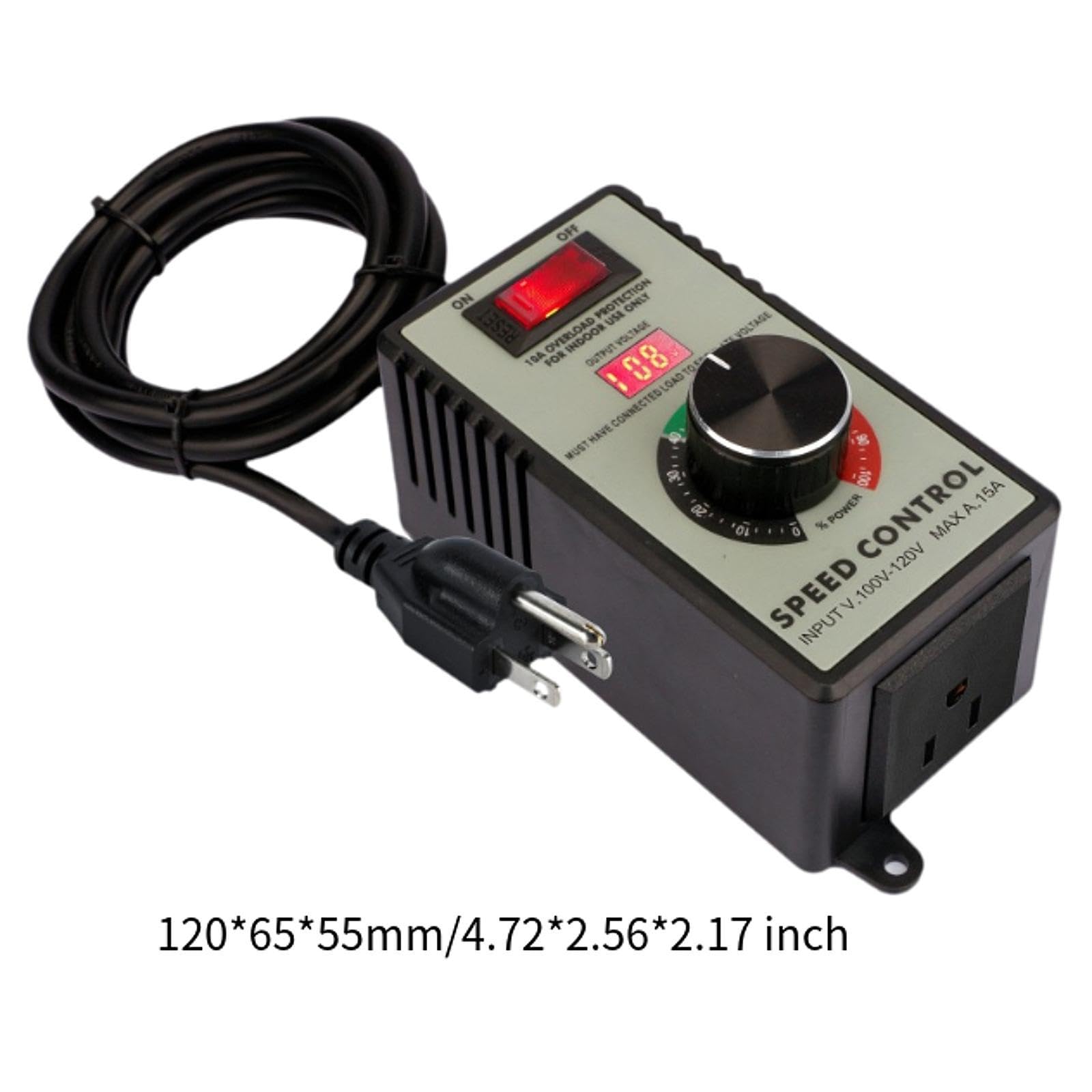 MYCENSE Speed Adjuster Fan Speed Adjustment Angle Grinder Speed Controller with 3 Settings Motor Speed Controller