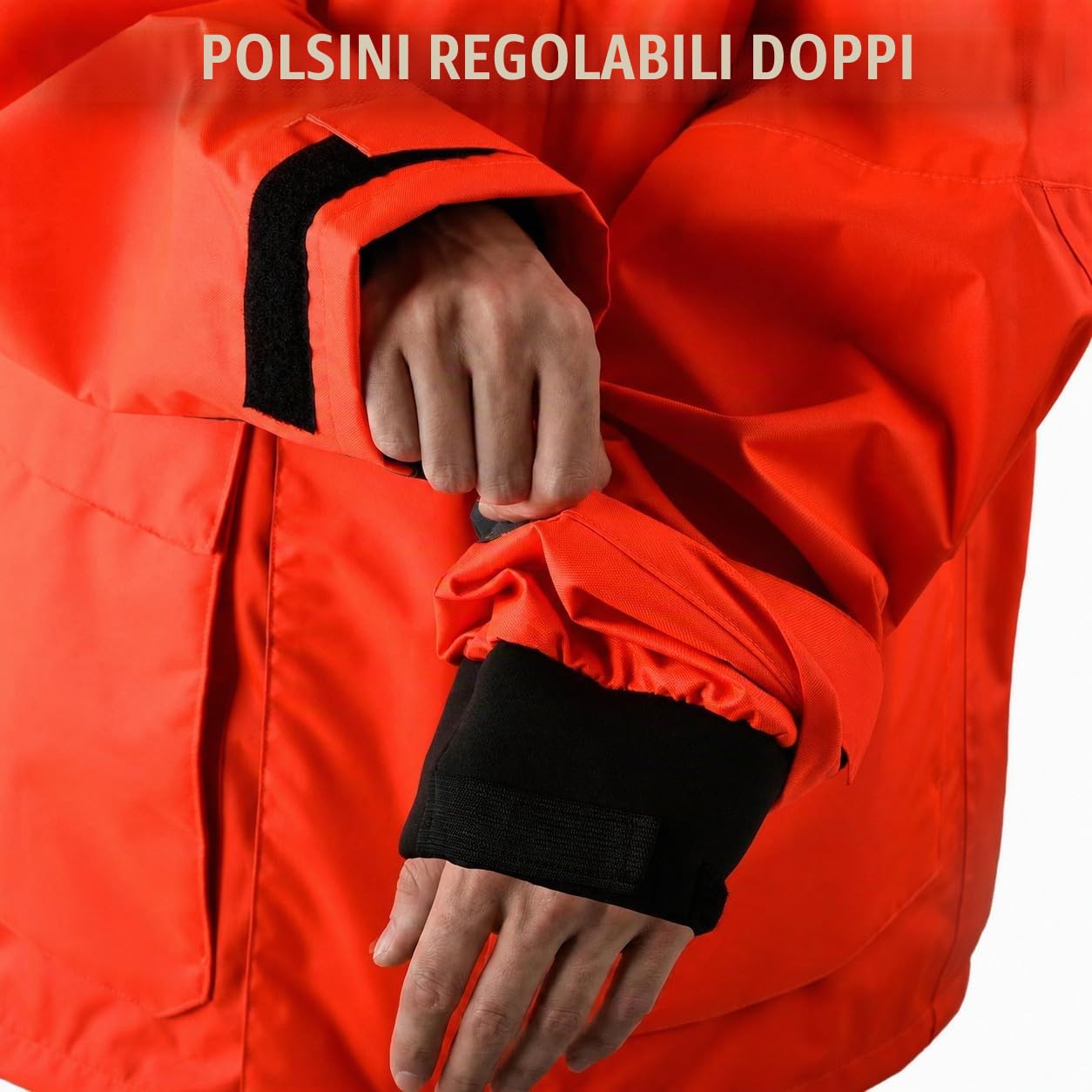 Costa Vela-Tuta Impermeabile Traspirante Giacca & Bavaglino Set Uomini Attrezzature Maltempo