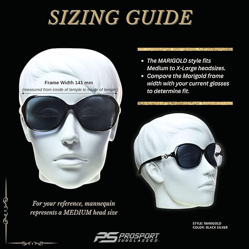 Miniatura 4 de proSPORT Gafas de sol bifocales para mujer, montura de tortuga negra, patillas de acento de metal, montura sexy de gran tamaño +1.50 +2.00 +2.50