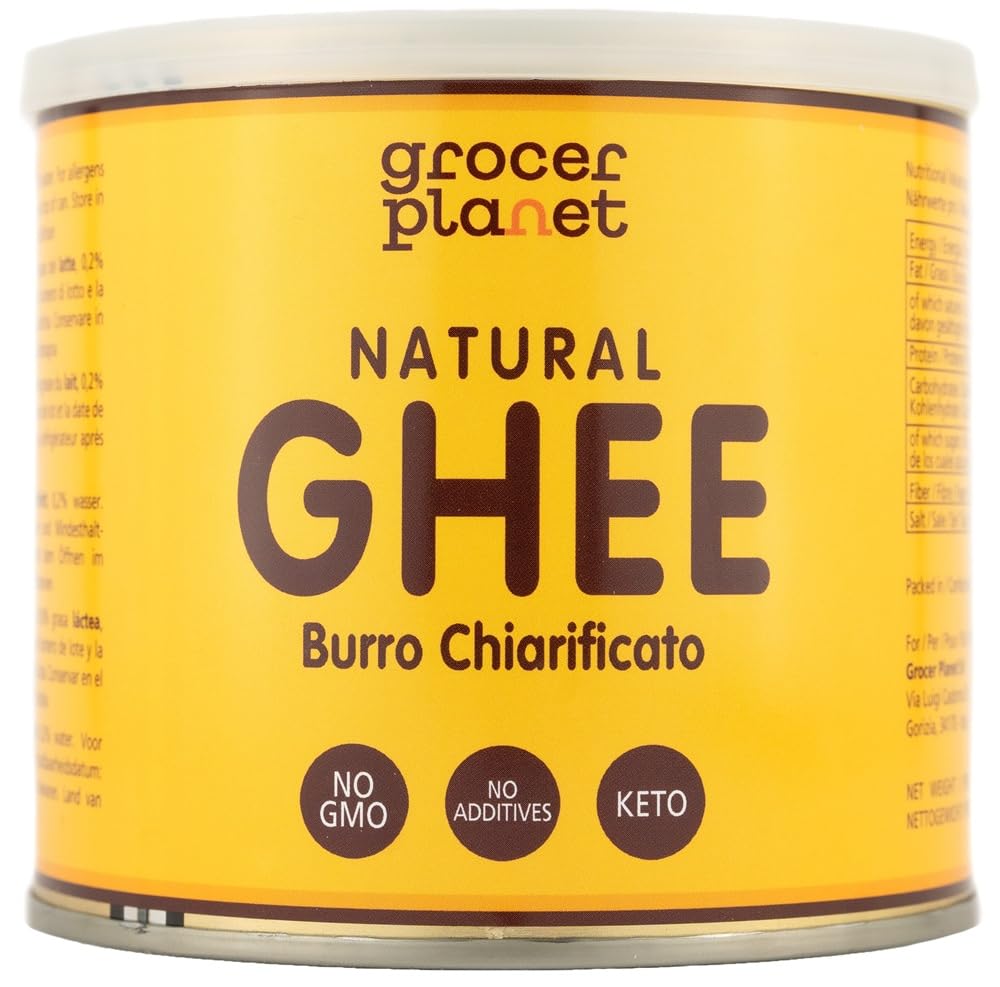 Mantequilla de Ghee Grocer Planet 500g Clarificada Natural Ayurvédico