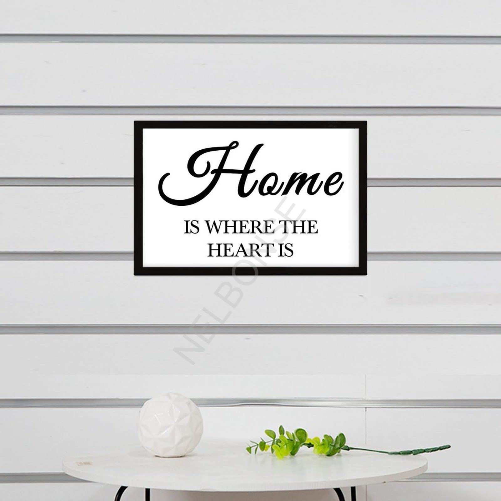 Sticker Design vi presenta Wall stickers Frase Home is where you heart is