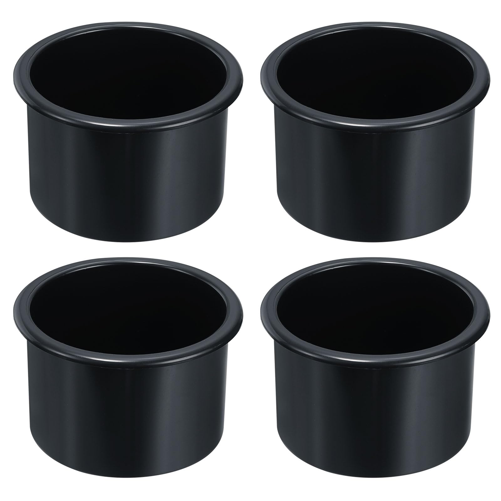 QUARKZMAN 4 sztuki plastikowych uchwytów na kubki typu drop-in, 6,4 cm x 10,2 cm (2,52" x 4"), uchwyt na puszki z napojami do stołu pokerowego, sofy, łodzi, samochodu i zastosowań morskich, wkładany