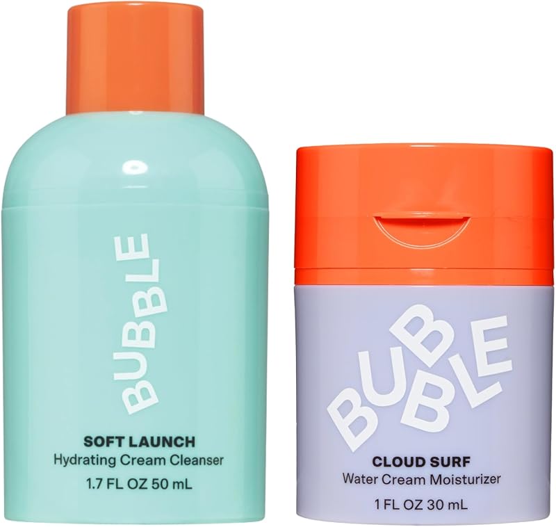 Balanced Hydration Duo - Soft Launch Hydrating Cleanser, Cloud Surf Water Cream Moisturizer 30 ml, Lightweight Moisture & Barrier Support Routine