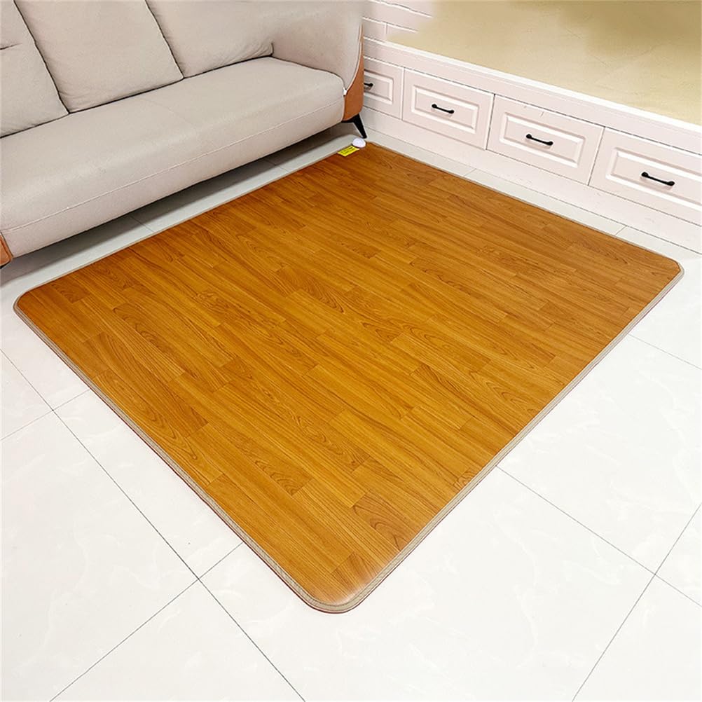 Gaenza Women's B Graphene Electric Heated Floor Mat Waterproof Indoor Electric Heating Carpet, Heated Area Rug Heater Floor Mat Foot Warmer, Heated Rug Under Desk, Heated Yoga Mat, Floor Heating Pad,,150*180Cm