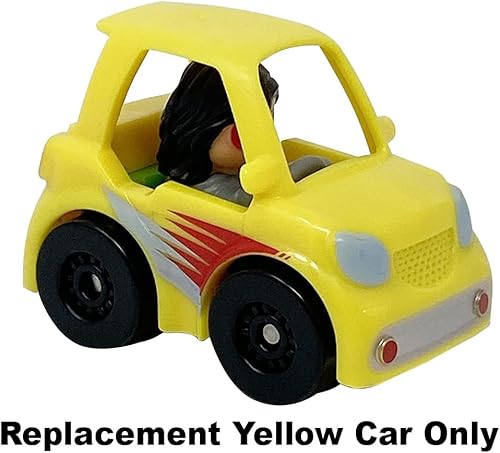 Miniatura 3 de Pieza de repuesto para pista de rodadura Fisher-Price Little People Sit 'n Stand - HBD77 ~ Reemplazo de coche amarillo