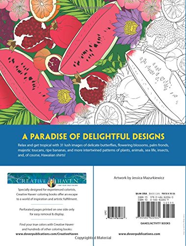 Creative Haven Truly Tropical Coloring Book (Adult Coloring Books: Nature) #TOP1