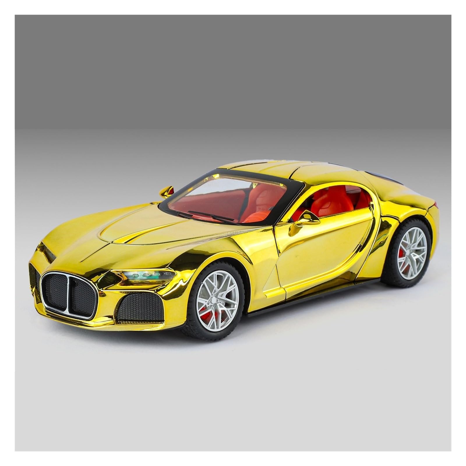 AUDSNI Die-Cast Diecast Car Model 1:24 For Bugatti For Atlantic Alloy Metal Diecast Model Car Collections(Gold)