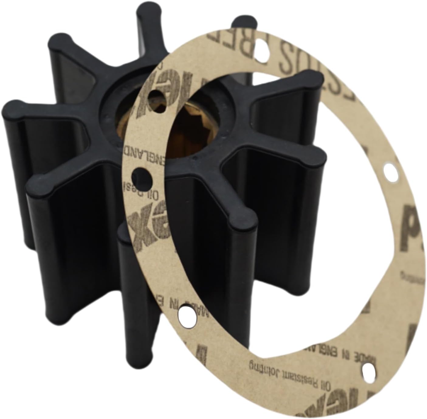 091029B Raw Sea Water Pump Impeller Kit Replaces for Jabsco 836-0001-P for Caterpillar 9 Blade