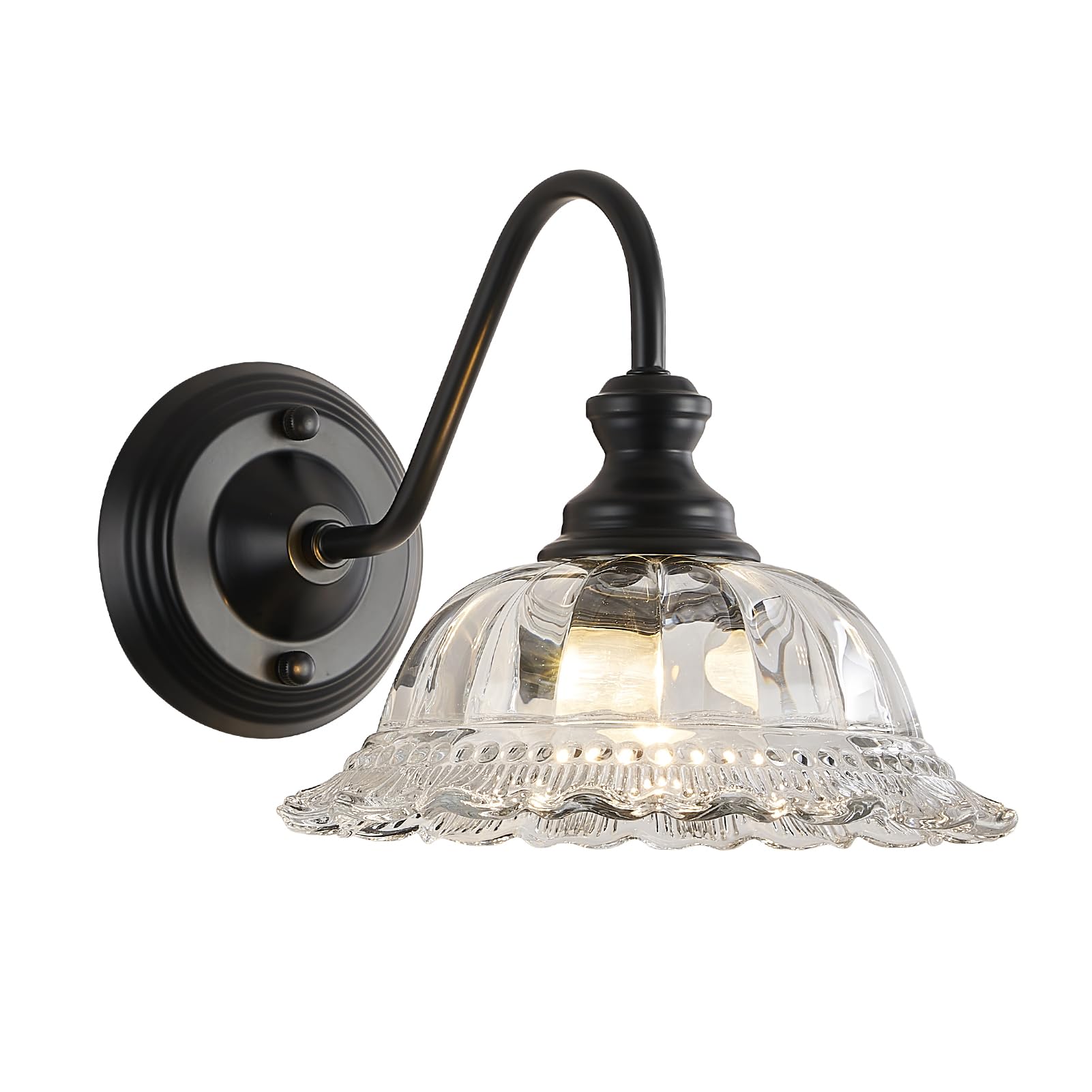 HDDFL Modern Wall Scone Bedside Wall Lamp Matte Black Light Fixtures in Door Lighting Fixture for Living Room Porch Staircase Drawing Room Bedroom