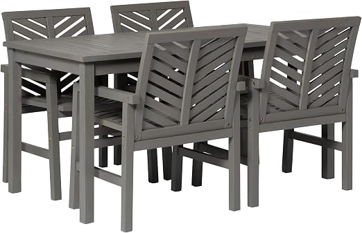 Walker Edison Patio Furniture Dining Set