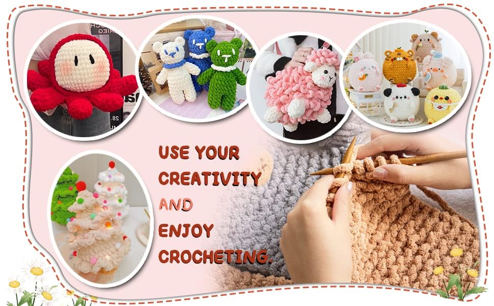 Image of PRANSUNITASuper Thick Fluffy Jumbo Polyester Baby Blanket Chenille Yarn for Knitting,Crochet&Home Decor Projects,Afghans,Throw Pillows,Cushions&Blankets.-100 GMS 6Mm Thickness Color (Golden)