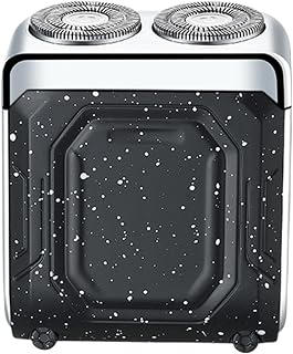 Afeitadora eléctrica de bolsillo, afeitadora portátil con carga USB y cabezal de doble , dispositivo eléctrico para afeitado facial con pantalla digital para coche, dormitorio, viajes de